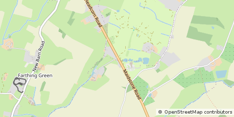 Map of Headcorn, Ashford, Kent