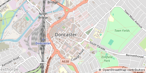 Map of Doncaster