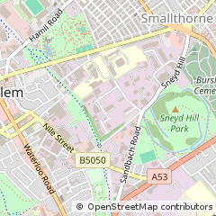 Map of Stoke-on-Trent