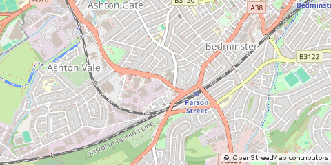 Map of Bristol, Avon