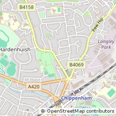 Map of Chippenham, Wiltshire
