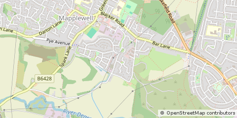 Map of Barnsley, South Yorkshire
