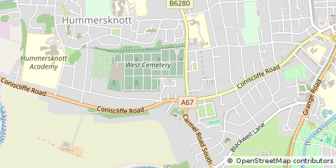 Map of Darlington