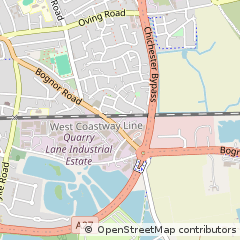 Map of Chichester, West Sussex
