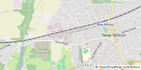 Map of NEW Milton, Hampshire