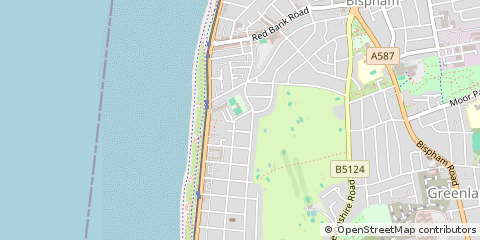 Map of Blackpool