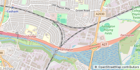 Map of Portsmouth, Hampshire