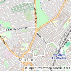 Map of Surrey