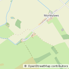 Map of Cornhill on Tweed, Northumberland