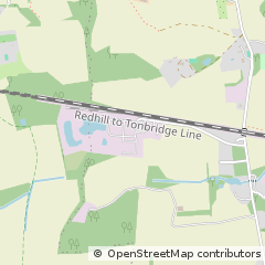 Map of Godstone, Surrey