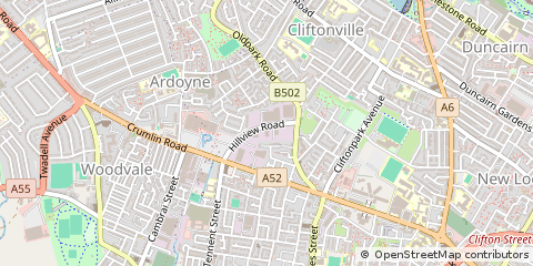 Map of Belfast