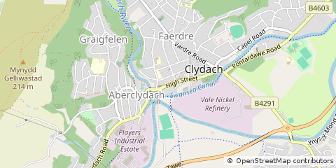 Map of Swansea