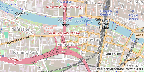 Map of Glasgow