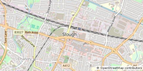 Map of Slough
