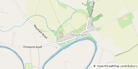 Map of Darlington, Durham