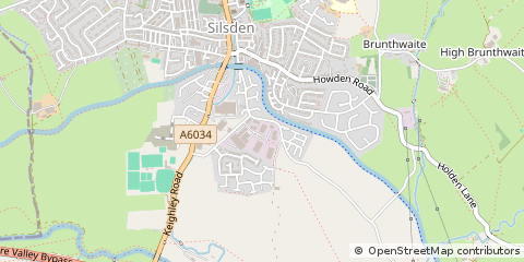 Map of Keighley