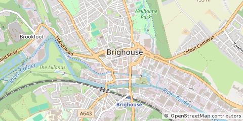 Map of Brighouse