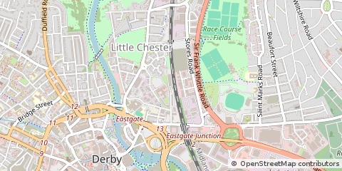 Map of Derby