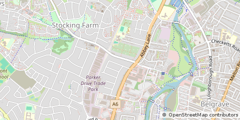 Map of Leicester