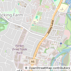 Map of Leicester