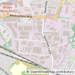 Map of Wolverhampton, West Midlands