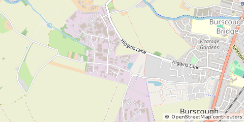 Map of Ormskirk