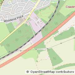 Map of Dunfermline, Fife