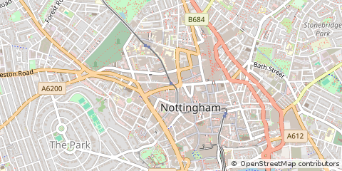 Map of Nottingham
