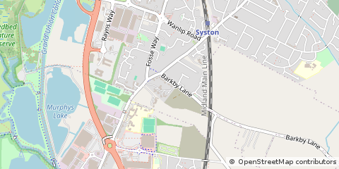 Map of Leicester