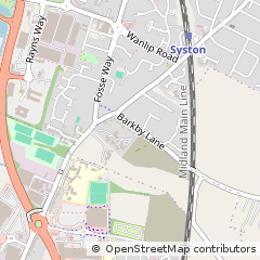 Map of Leicester