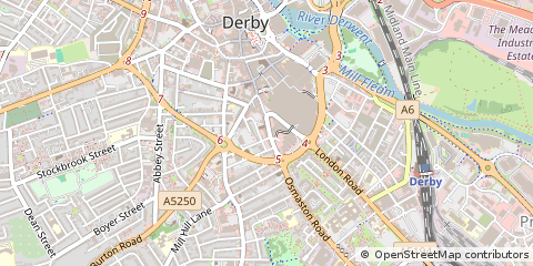 Map of Derby