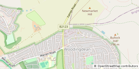 Map of Brighton, East Sussex
