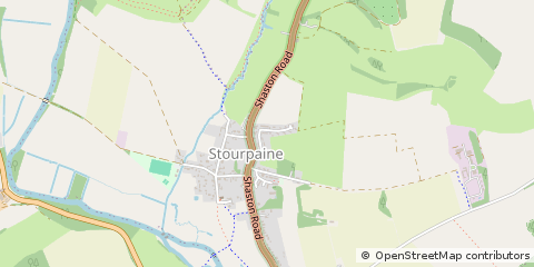 Map of Blandford Forum