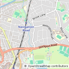Map of Altrincham, Cheshire