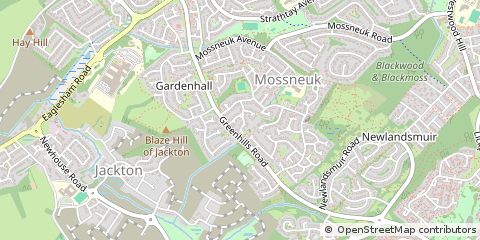 Map of Glasgow