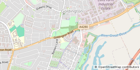 Map of Bedford