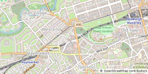 Map of Edinburgh
