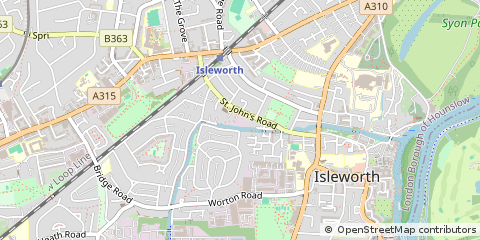 Map of Isleworth