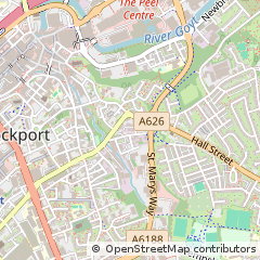 Map of Stockport