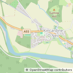 Map of Aboyne, Aberdeenshire