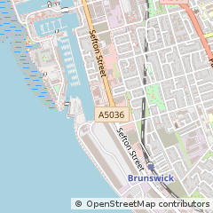 Map of Liverpool, Merseyside