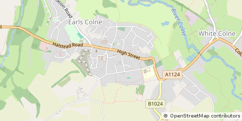 Map of Colchester, Essex