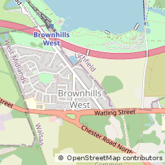 Map of Walsall, West Midlands