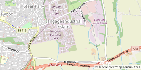 Map of Plymouth, Devon