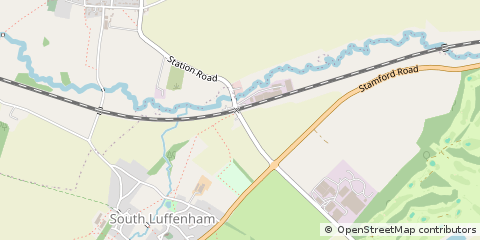 Map of Oakham, Rutland