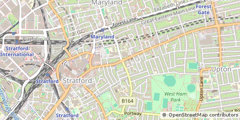 Map of London, --