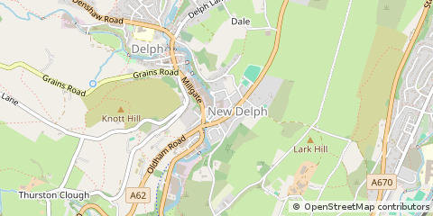Map of Oldham