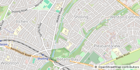 Map of Southampton