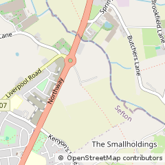Map of Lydiate, Liverpool,