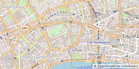 Map of London, Staffordshire